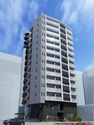 栖　浅草蔵前の外観パース