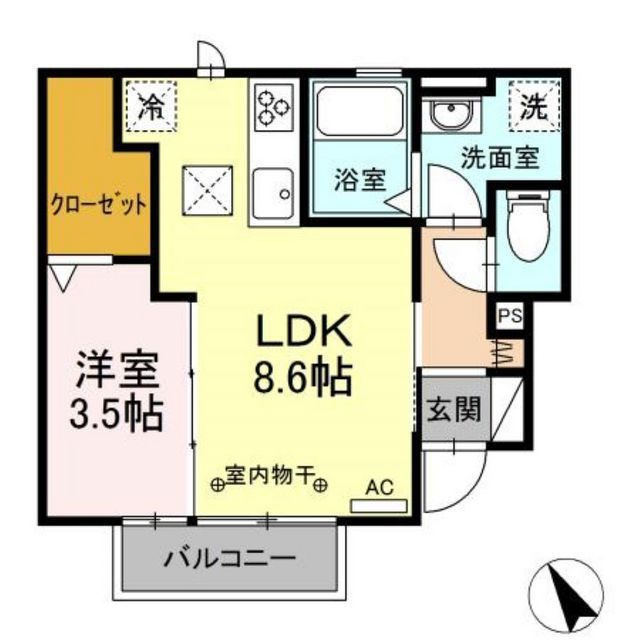 D-room金華山の間取り