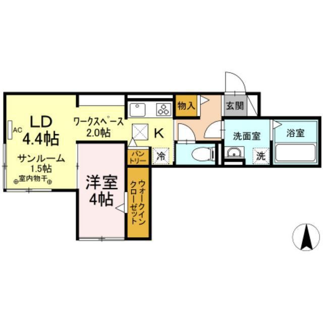 グランヴィア金町の間取り