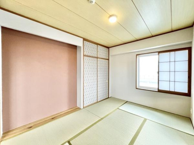 【和室】 | ソワール新檜尾台6号棟 | 和室は汎用性が高く様々な使い方ができます♪
収納スペース付きでお部屋もスッキリ片付きますね！