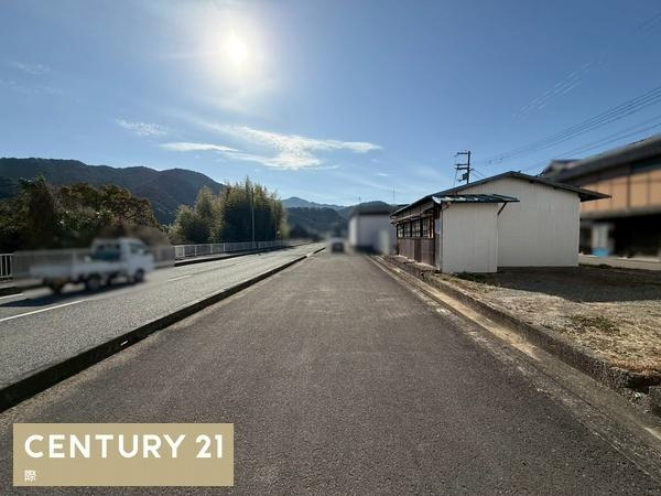 紀美野町下佐々　土地の前面道路含む現地写真
