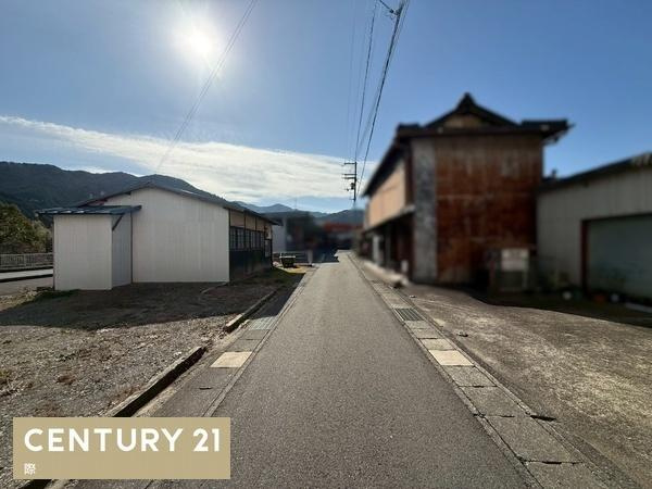 紀美野町下佐々　土地の前面道路含む現地写真