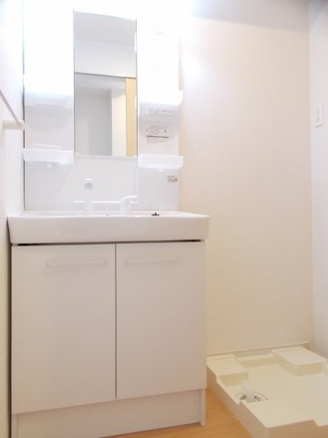 サンブライトの洗面所|スペースが確保できる洗面所です