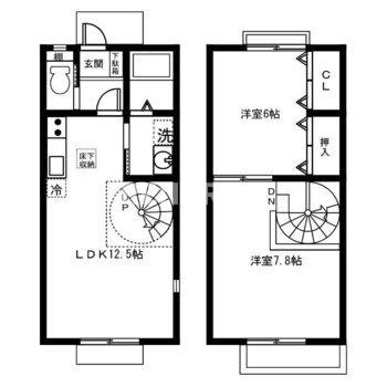 グラシア小町の間取り