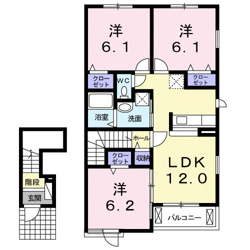 ファミール・パークＢの間取り