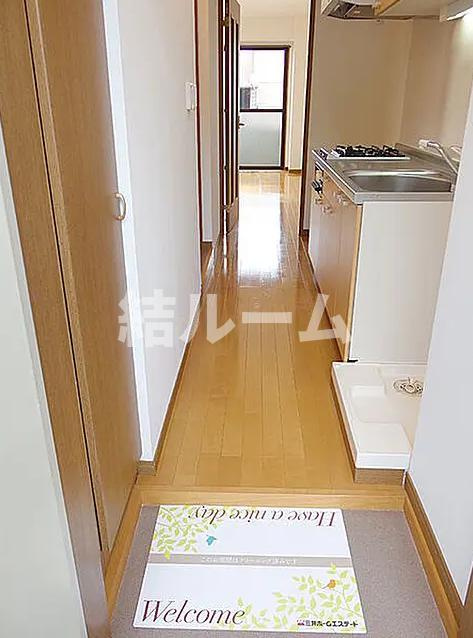 板橋区高島平１丁目の賃貸マンションの玄関