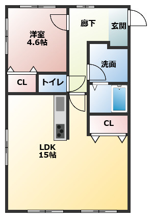 エクシブⅢの間取り