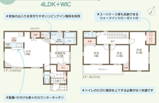 【間取り】 | リーブルガーデン河内長野市古野町第２期 | 間取り図