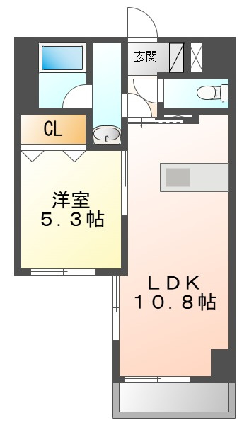 エスコパークヒルズ問屋町の間取り