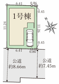 【区画図】 | 八尾市南本町九丁目　新築戸建