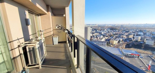 ザ・ライオンズ三郷中央レジデンスＢのバルコニー|南東向きバルコニーにて日当たり良好