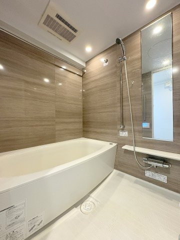 ザ・ライオンズ三郷中央レジデンスＢの浴室|追焚・浴室暖房乾燥機付の快適なお風呂をご提供します♪ウルトラファインバブルで頭皮の洗浄効果もアップ