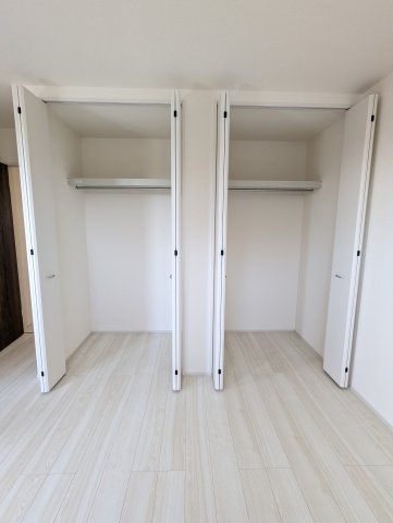 ひたちなか市足崎　20期の収納|広々クローゼットがあり、お部屋をすっきりとお使いいただけます。