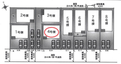 【区画図】 | クレイドルガーデン神戸市西区王塚台第６ | 区画図