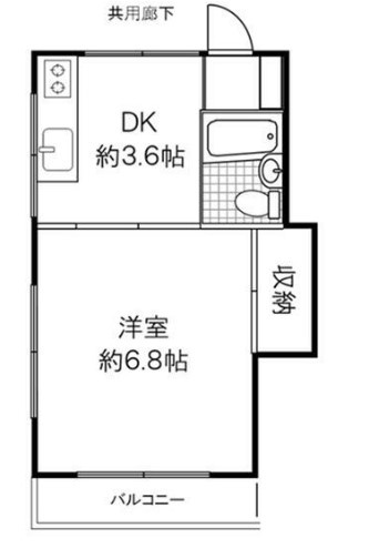 【間取り】 | 中央コーポ１ 