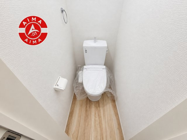 福岡市南区皿山3丁目第7-2棟（1号棟）　のトイレ|温水洗浄便座を完備しております。2ヶ所にトイレがあるのは朝の慌ただしい時間も安心です。