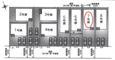 【区画図】 | クレイドルガーデン神戸市西区王塚台第６ | 区画図