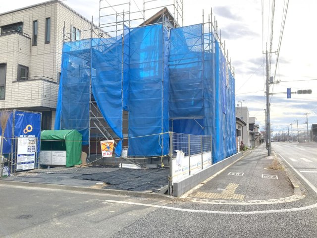 【外観】 | ブルーミングガーデン前橋市六供町1丁目ー① | 建築中です！3月完成予定！