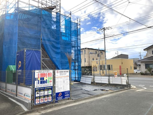 【外観】 | ブルーミングガーデン前橋市六供町1丁目ー① | 建築中です！3月完成予定！