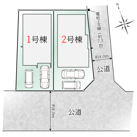 【区画図】 | ご家族様のプライベート空間が確保できる素敵な間取りです。また敷地ゆったりですので、おうち時間を楽しむのにもぴったりですね♪
