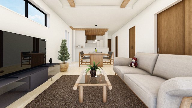 【その他】 | ※イメージ　青く澄み渡った綺麗な空と、陽の光をたっぷりと受ける、そんな新築住宅で新生活をスタートしてみませんか？見学・ご相談等、ミライズホーム(株)までお気軽にご連絡下さい♪