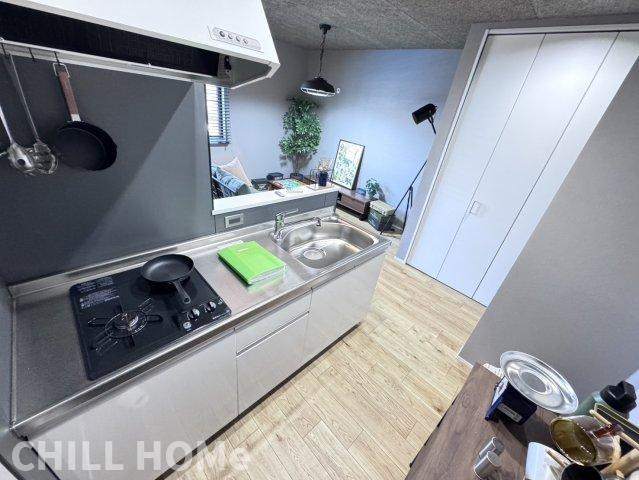 ガレージ付き１Ｒアパートのキッチン|他社様掲載物件もまとめてご紹介、ご案内可能です(^^)/