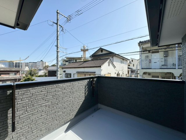 SUN COURTーサンコート－小倉北区上到津1丁目【小倉北区　新築戸建て】のバルコニー|日当たり良好なバルコニー♪【小倉北区　新築戸建て】