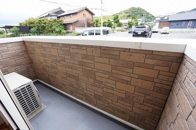 ベルサンライズＢのバルコニー|陽当たり良好なバルコニーです