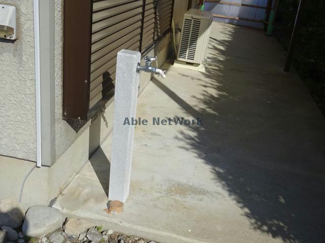 青葉住宅4の庭|外水栓