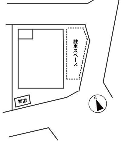 論地町3丁目戸建の区画図
