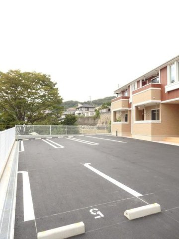 ネスポロの駐車場