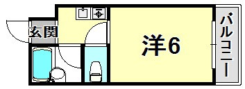 エルジャン夙川の間取り