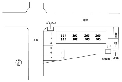 【区画図】 | エステート浜前