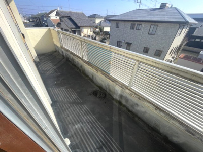 【バルコニー】 | 真岡市高勢町5DK中古住宅
