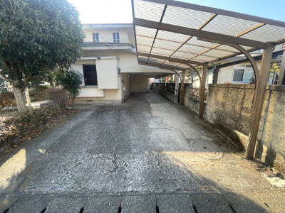 【駐車場】 | 真岡市高勢町5DK中古住宅