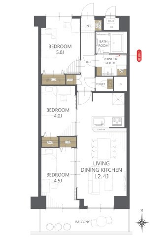 【間取り】エンゼルハイム一ツ家 