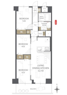 【間取り】エンゼルハイム一ツ家 