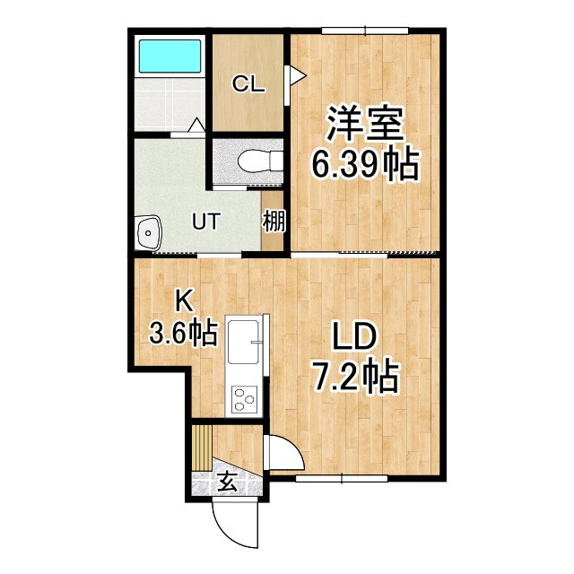 ABODE足寄の間取り
