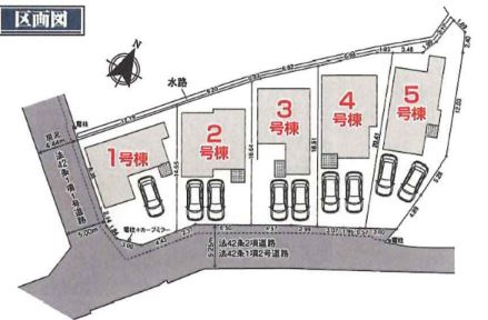 【区画図】 | ご家族様のプライベート空間が確保できる素敵な間取りです。また敷地ゆったりですので、おうち時間を楽しむのにもぴったりですね♪
