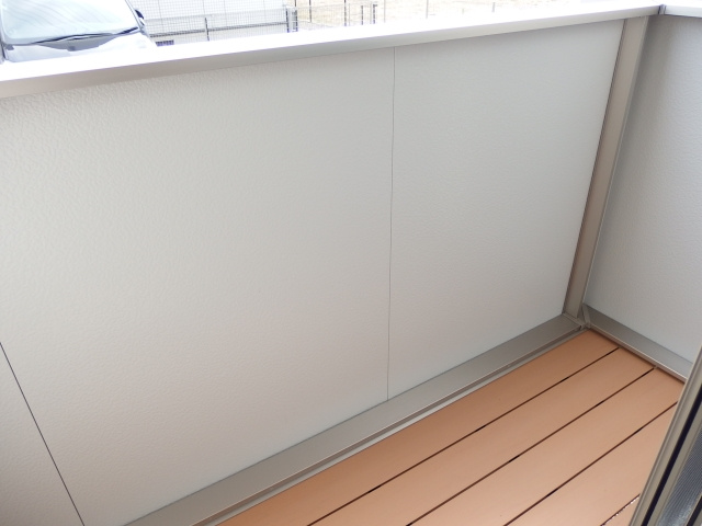 ウッドインのバルコニー