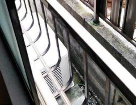 メゾンワタベ　バイク置き場あり　バストイレ別　学生さんオススメのバルコニー