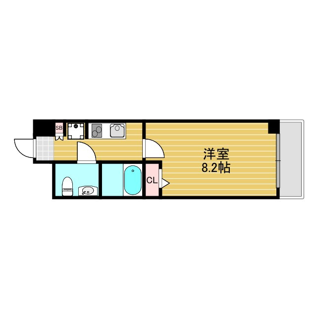 アーデン新大阪の間取り