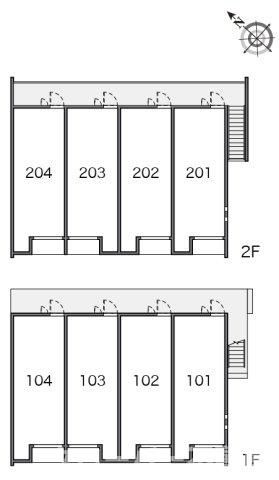 クレイノたちばなの区画図