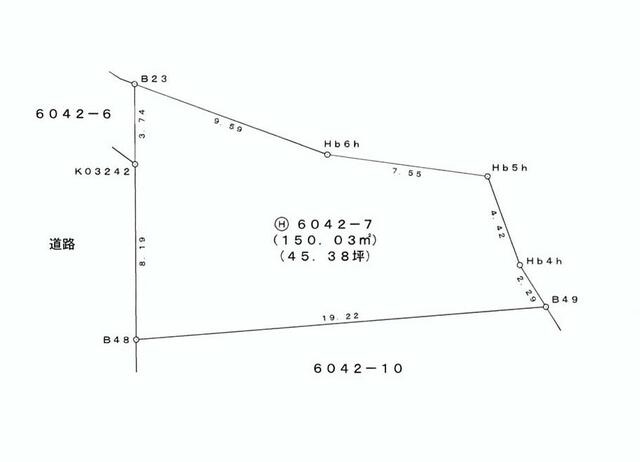 「閑静な住宅地」高知市瀬戸東町一丁目　売地（建築条件付き）の土地図|約45坪☆間口が8ｍあるので駐車しやすい形☆