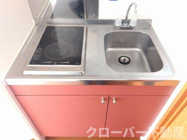 レオパレスやまきたのキッチン