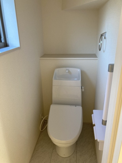 ひたちなか市堀口　第4のトイレ|コンパクトで使いやすいトイレです