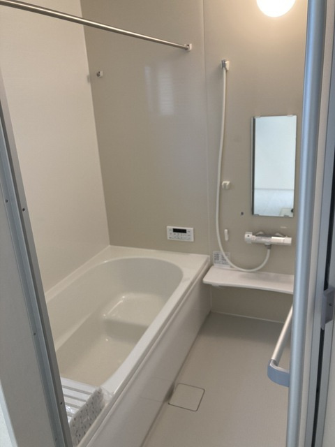 ひたちなか市堀口　第4の浴室|浴室です～！お風呂でも家族で団らん♪楽しい時間を～