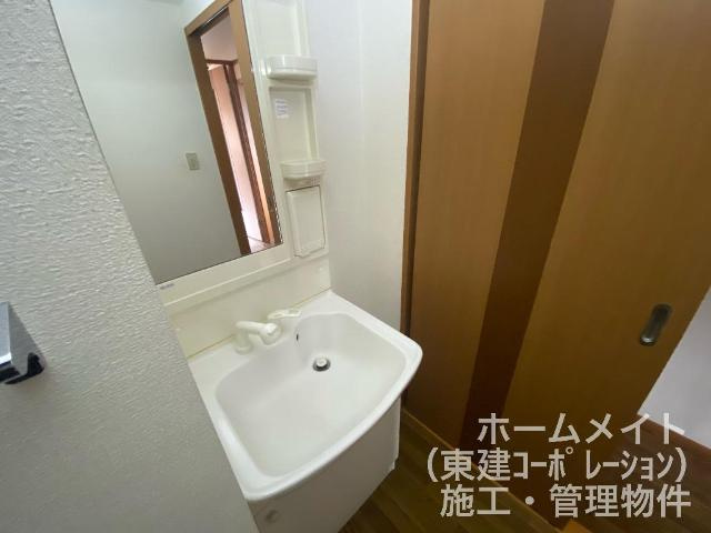 ツインヒルズ壱番館の洗面所|洗面化粧台