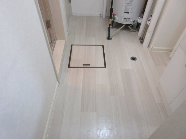 ベイフラットの洗面所