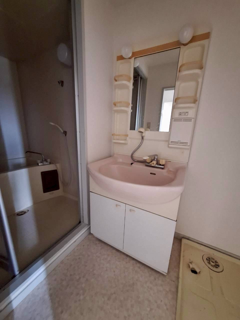 パールマンションオザキIIの洗面所